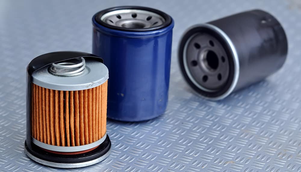 Typical oil filters used in Toyota forklifts